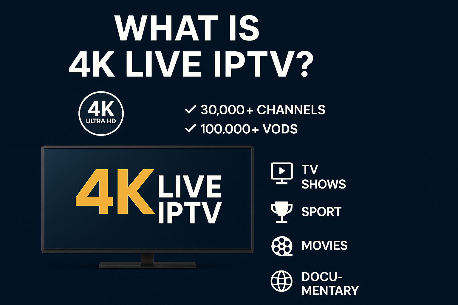 What is 4K LIVE IPTV